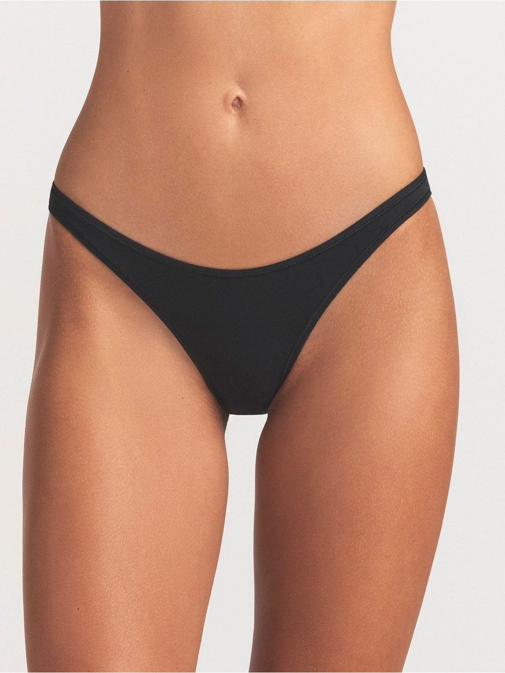 Skims- Onyx bikini cotton-bottom